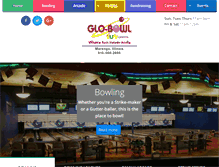 Tablet Screenshot of globowlfuncenter.com